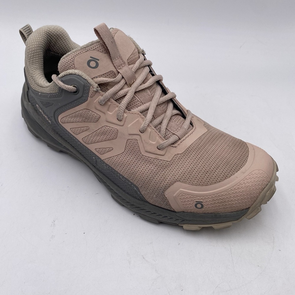 Oboz Katabatic Low Women's Sz 10.5 Trail Hiking Shoes Rose Pink‎ Cleaned LNC